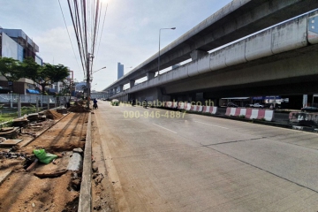 BB084, ขาย ที่ดิน 17 ไร่ ด้านหน้าถมแล้ว ทำเลดี ติดถนนรัตนาธิเบศร์  ใกล้แยกไทรม้า